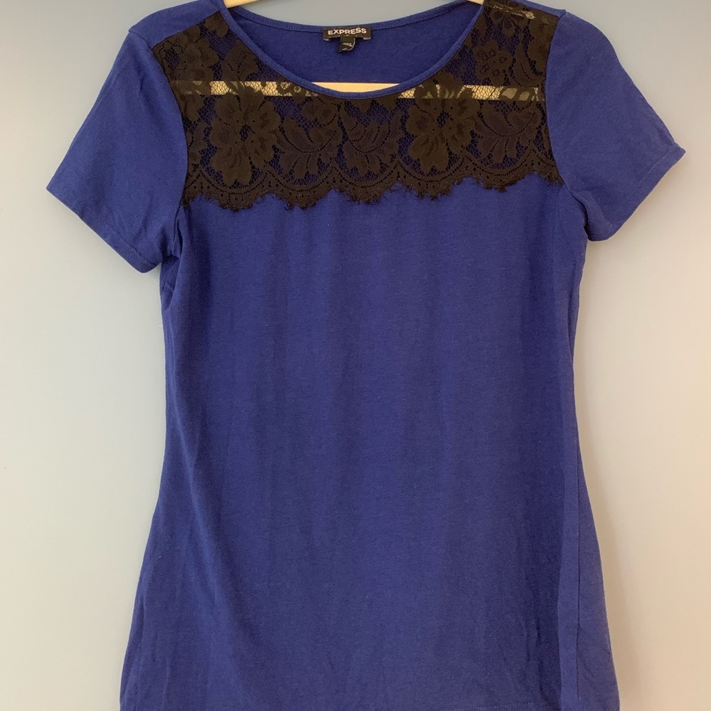 T-shirt with lace from Express
